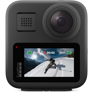 En stock Pro MAX - Caméra d'action étanche 360 + traditionnelle avec écran tactile, vidéo HD sphérique 5.6K30, photos 360 16.6MP, 1080 - Product Image 1