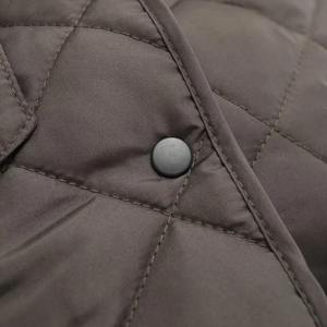 Chaqueta Acolchada de Longitud Media para Mujer, Otoño Invierno, Nueva, Vintage, Tejida, Transpirable, Ecológica, Impermeable, Cortavientos, con Botones a Presión - Product Image 4