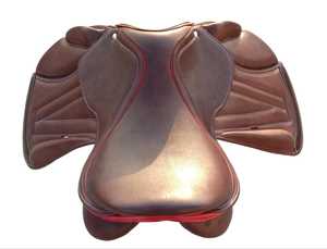 Vente en gros OEM/ODM de selle de dressage et de saut en cuir premium tout usage personnalisé pour l'équitation avec arbre en plastique - Product Image 2