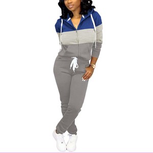 Vente en gros, survêtements de jogging imprimés de couleur unie pour femmes, survêtement personnalisé pour l'hiver, vêtements pour femmes de marque privée - Product Image 5