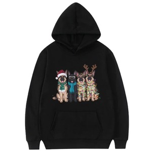 Premium Breathable Hoodies for Woman High Quality 100% Cotton Stylish Pullover 3D Printed Custom Drop-shoulder Hoodies - Product Image 6