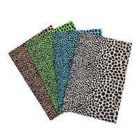 10 feuilles de mousse EVA A4 de 2 mm d'épaisseur à motifs guépardi, faciles à découper et à façonner, mélange de 5 couleurs, souples, flexibles et personnalisables
