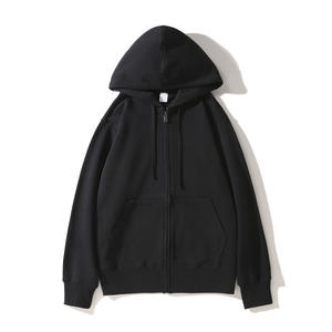 380g Hooded <b>Zipper</b> <b>Cardigan</b> Hoodie <b>Men</b> and Women 100% Cotton Casual Coat Zip up Hoodies&sweatshirts Manufacturer - Product Image 3
