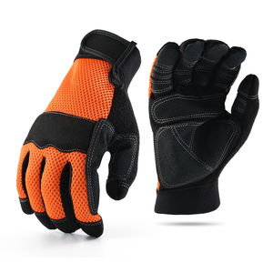 Guantes de Ciclismo de dedo completo de la mejor calidad, cuero sintético transpirable con logotipo, guantes de impacto cómodos para venta al por mayor - Product Image 2