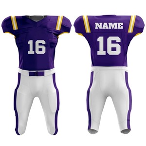 Maillots de football américain en polyester personnalisés, mieux brodés, uniformes de football grande taille pour toutes les équipes - Product Image 6