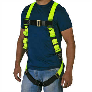 Harnais de sécurité complet à cinq points, résistant et durable, en polyester, pour la protection contre les chutes, harnais de sécurité personnel pour tout le corps - Product Image 2
