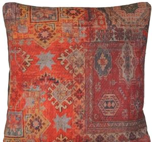 Rugs Cshion Rustic Red Square Wool Cushion Cover Modern Oriental Kilim Throw <b>Pillow</b> Case Woven Style for Home Use - Product Image 1