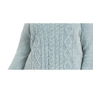 Maglione da Donna Karen Scott Blu Scuro in Maglia Intrecciata di Ciniglia, Stile Poncho Vintage, Traspirante e Morbido per Autunno Inverno, Taglia 2X - Product Image 3