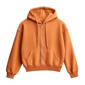 Sudaderas con Cierre para Hombre, Invierno, Color Sólido, 100% Algodón, Logotipo y Diseño Personalizados, Ecológicas, de Secado Rápido - Product Image 1