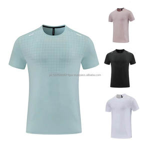 T-shirts avec impression de logo personnalisé, 90% polyester, t-shirt de sport pour homme, t-shirt d'entraînement - Product Image 1