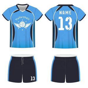 Vente chaude Logo Personnalisé Sublimé Respirant Hommes Volleyball Team Jersey Shirt Shorts Uniformes Volleyball Fabriqué Au Pakistan - Product Image 4