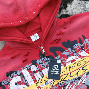 เสื้อมีฮู้ดสำหรับผู้ชายผ้าฝ้ายมีฉลากตามสั่งใหม่ล่าสุด - Product Image 6