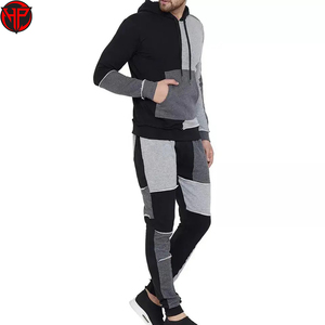 Diseño Hombres Track Suite Color Block Jogging Trajes Deportes Chándal Personalizado Hombres Moda Ropa Sudadera con capucha Conjunto - Product Image 5