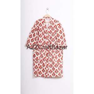 Classy Non Woven Floral V-Neck Drawstring Long Sleeve Three-Quarter Luxury 100% Cotton <b>Women's</b> <b>Robe</b> Winter/Autumn For Party - Product Image 2