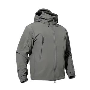 แจ็กเก็ตแฟชั่นใหม่สำหรับผู้ชาย, แจ็คเก็ตยุทธวิธีกันลมกันน้ำเสื้อกันหนาวขนแกะอบอุ่นแขนยาวกลางแจ้งฤดูหนาว - Product Image 1