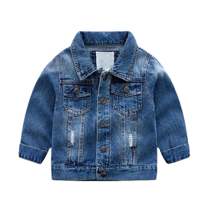 Top Trending 2024 New Kids Waterproof <b>Denim</b> <b>Jacket</b> <b>Baby</b> Boys Spring Cotton Coat with Embroidery Children's OEM <b>Denim</b> <b>Jacket</b> - Product Image 1