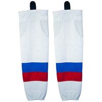 Chaussettes de hockey sur glace personnalisées professionnelles, imprimées par sublimation, respirantes, en polyester 100%, avec technologie de compression pour