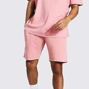 Summer 2 Piece <b>Outfits</b> Oversized T-shirt And Shorts Set Two Piece Men's T Shirt And Shorts Sets Clothes For Men - Product Image 2