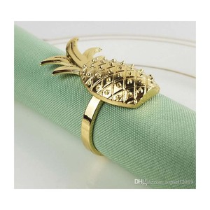 Party <b>Table</b> Decoration Accessories Stainless Steel Elegant Embossed Leaf Napkin Ring Premium Quality Round Napkin Ring - Product Image 5