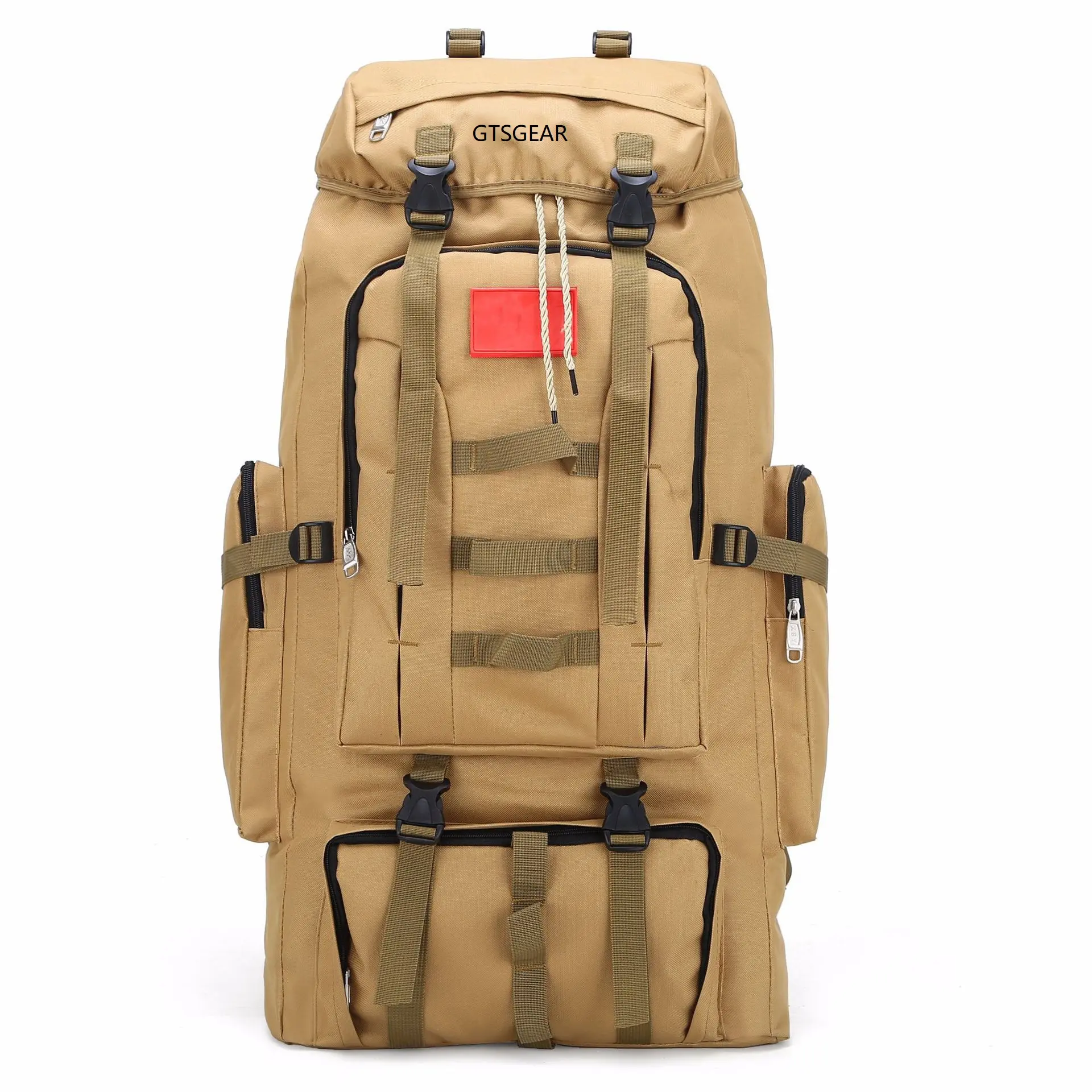 BP68 100 litre büyük kapasiteli açık spor sırt çantası kamuflaj çalışma hareketli sırt çantası seyahat kamp dağcılık bagaj