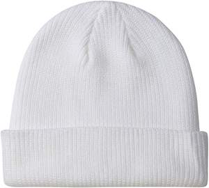 Fabricants de bonnets imprimés en tricot avec logo personnalisé Chapeau d'hiver à revers avec broderie imprimée partout - Product Image 5