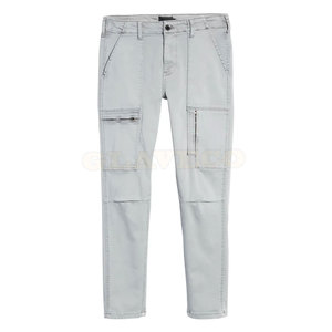 Pantalones cargo de algodón para hombre, estilo de trabajo informal ligero, a prueba de viento, de moda sostenible para primavera, rectos de fábrica - Product Image 1