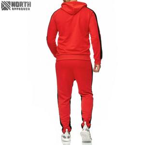 Conjunto de ropa deportiva de chándal de invierno para hombre con logotipo personalizado de alta calidad, pantalones cortos con capucha, pantalones de chándal estampados, chándal deportivo al por mayor - Product Image 4