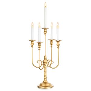 Décoration de la maison disponible en aluminium/laiton or métal antique candélabre événement fête Table bougeoir. - Product Image 1