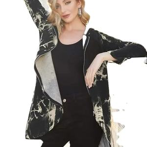 เสื้อฮู้ดโอเวอร์ไซส์แฟชั่นลำลองสำหรับผู้ชายและผู้หญิง ผ้าโพลีเอสเตอร์/คอตตอนคุณภาพสูง กันลม ระบายอากาศได้ดี มีซิป  สามารถสกรีนลายได้ - Product Image 1