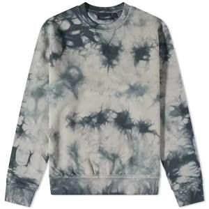 OEM Custom Embroidered 100% Cotton Oversized Unisex Sweatshirts High Quality Cotton <b>Fleece</b> Tie Dye Streetwear Color <b>Hoodie</b> <b>Men</b> - Product Image 5