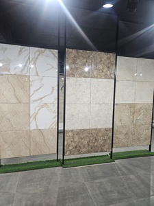 Azulejo de Porcelana Brillante Plateado de Lujo, 600x600 mm, Aspecto de Mármol Gris Premium, Alta Calidad para Paredes y Pisos de Cocina - Product Image 6