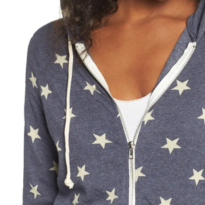 Sweat à capuche en polaire personnalisé avec logo OEM pour femmes, hiver, écologique, coupe régulière avec col à capuche - Product Image 5
