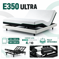 Matelas intelligent de luxe avec fonction de massage par air et chauffage, lit électrique réglable, matelas en mousse à mémoire de forme, système de sommeil