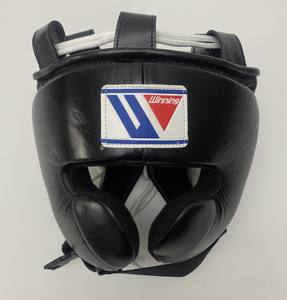 Protector de cabeza de entrenamiento de boxeo con cordones de cuero de alta calidad personalizable para artes marciales y entrenamiento físico ligero - Product Image 5