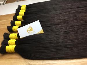 Vendeur de cheveux Minh Khang au Vietnam luxe noir naturel 150kg en vrac droite extensions de cheveux humains liste de prix d'entrepôt - Product Image 3