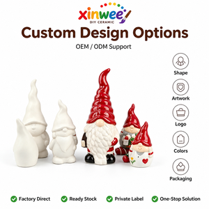 <span class=keywords><strong>Kit</strong></span> de Peinture <span class=keywords><strong>DIY</strong></span> en Céramique pour Figurines de Noël Gnome – Peignez Votre Propre Gnome des Fêtes – Décoration de Jardin – Ensemble d'Art et d'Artisanat pour Enfants – Vente en Gros - Product Image 5