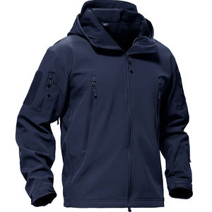 Veste bomber à capuche en softshell épaisse pour homme et femme, design personnalisé, haute qualité, écologique, imperméable, respirante, coupe-vent, hiver - Product Image 2