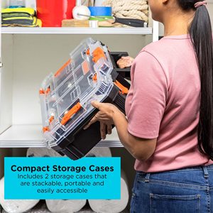 Kit de Taladro Inalámbrico MATRIX 20V MAX con 12 Accesorios y Estuche de Almacenamiento - Product Image 1