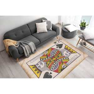 Tapis imprimé à motifs modernes : Tapis King Card, petit, salle de jeux, décoration de salon, tapis fin non tissé - Product Image 4