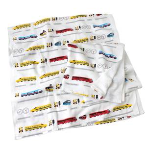 [Wholesale Products] Osaka Japan Printed Gauze <b>Towel</b> 100% Cotton Bath <b>Towel</b> 60cm*125cm Original Design Cute Soft Low MOQ Train - Product Image 1