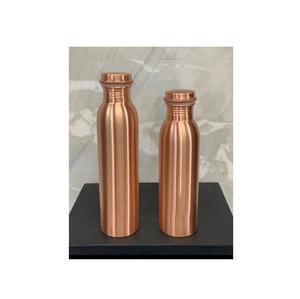 Bouteille d'eau en cuivre pur Good Look 34 Oz Extra Large-Récipient en cuivre pour le yoga bouteilles en cuivre pur martelé antiques - Product Image 2