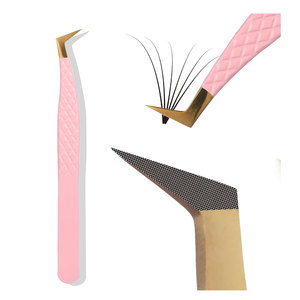 Lash Tools Fiber Tweezers for Lash <b>Extensions</b> and Straight Isolation <b>Eyelash</b> Tweezer Set Professional Precision <b>Mink</b> Lashes Fan - Product Image 1
