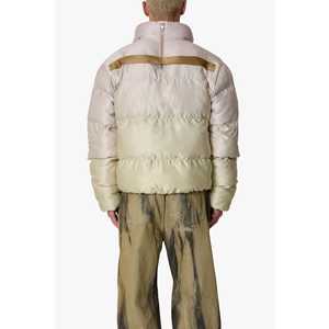 Veste matelassée OMBRE crème pour homme, manteau en duvet de qualité supérieure pour le confort et le style - Product Image 5