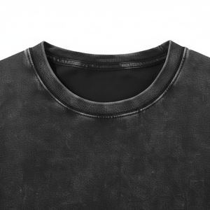 T-shirt surdimensionné vintage personnalisé de haute qualité 100% coton lourd avec impression sérigraphique lavage à l'acide impression numérique grand format pour hommes - Product Image 2