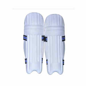 Fancy <b>Cricket</b> Batting Pads <b>White</b> Color Light Weight Sport Wear Customized Heavy Duty <b>Cricket</b> Batting Pads - Product Image 6
