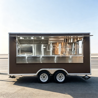 Conteneur mobile carré entièrement équipé et respirant pour café, design moderne, résistant au vent, idéal pour boutique, hôtel, restaurant, bar extérieur, vacances
