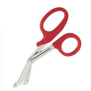 Tijeras multiusos Tijeras universales Tijeras utilitarias Mango antideslizante Color rojo - Product Image 3