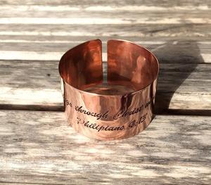 Stylish Healing Fashion <b>Bracelet</b> Wellness and Fashion Bangles with Chakra Engraving Elegant Gift Vintage Star Unisex Copper - Product Image 6