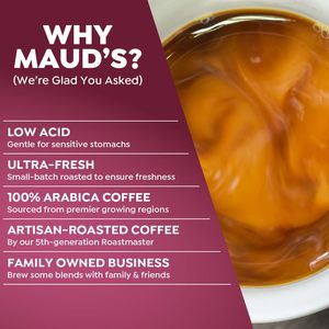 Maud's <b>Bold</b> Dark Roast Coffee <b>Pods</b> Variety Pack, 40 ct, 9 Assorted Dark Roast Flavors in Single Serve <b>Pods</b> – 100% Arabica Coffee - Product Image 6