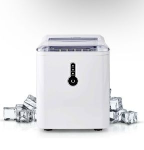 Mini fabricante de cubitos de hielo eléctrico automático de acero inoxidable portátil, máquina de hacer hielo Solar para el hogar, coche, Hotel, RV al aire libre - Product Image 3
